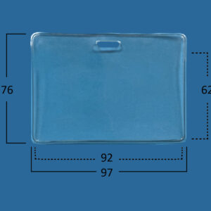 Кармашек для бейджа горизонтальный